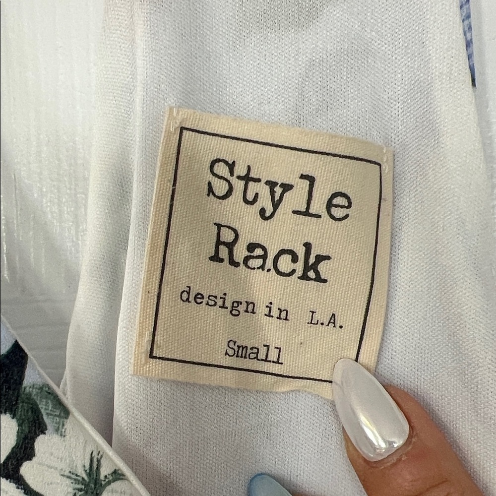 Style Rack White Floral Dress - Picture 2 of 4